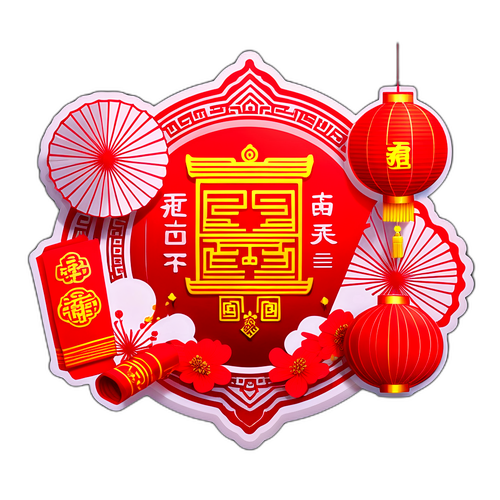 春节符号的融合设计