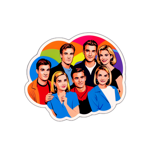 Retro na Sticker ng Dawson's Creek