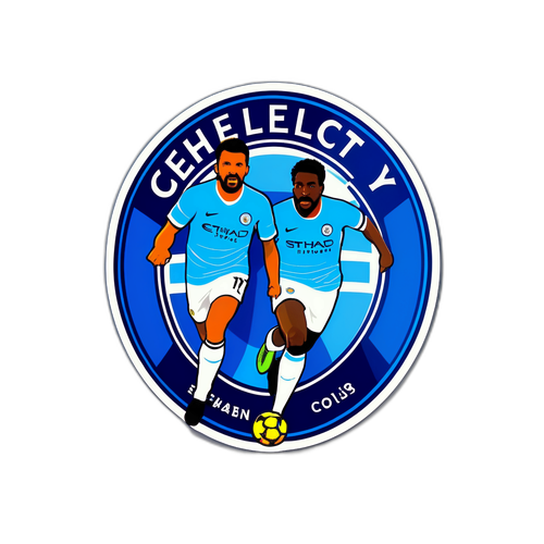 맨시티와 첼시의 경쟁을 반영하는 스티커