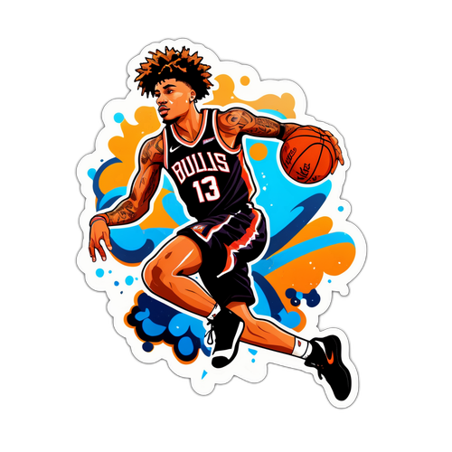 Bold Slam Dunk Sticker Design