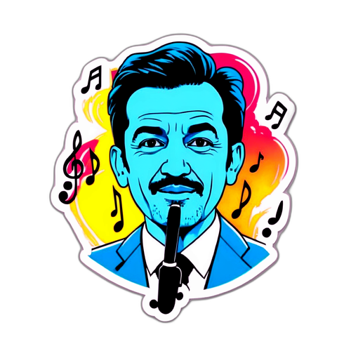 Akın Akınözü Müzikal Sticker