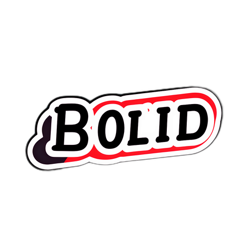 Bold na Sticker