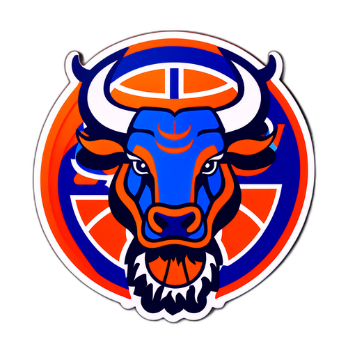 Sticker ng Bull at Knicks: Rivalidad sa Court