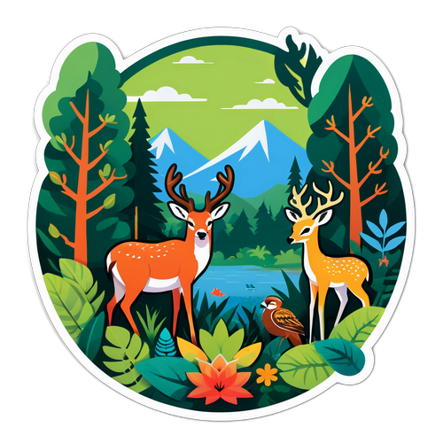 Stiker Alam PT Tusam Hutani Lestari