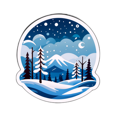 Una scena invernale da sogno