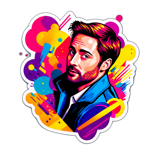 Vibrant Portrait of Ryan Eggold