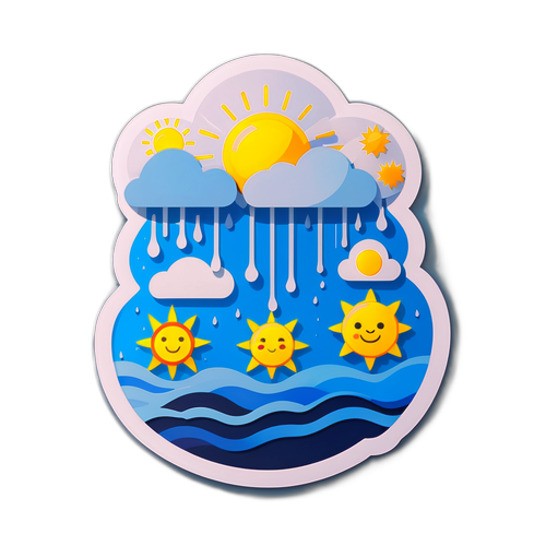 Stiker Ramalan Cuaca