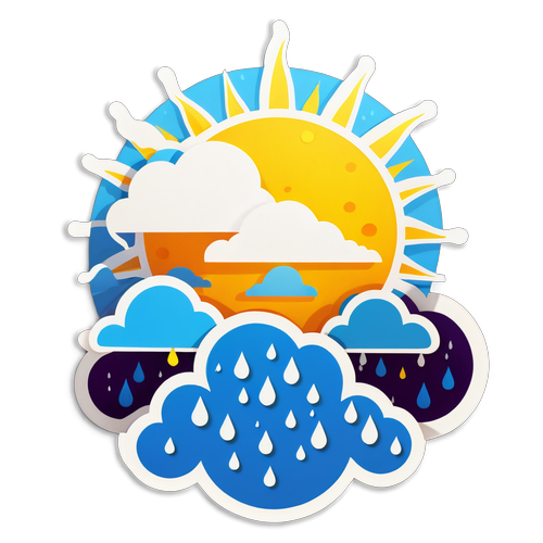 Weather-Themed Sticker for Memphis