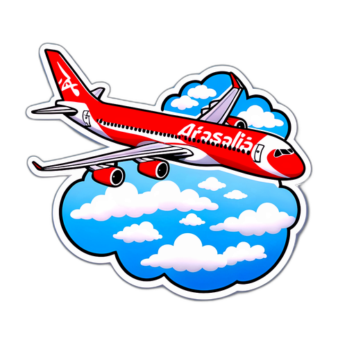 Stiker Pesawat Ceria