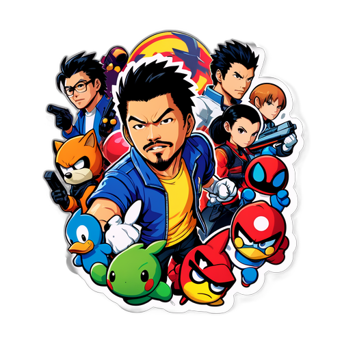 Isang Estilong Sticker ng Katsuhiro Harada