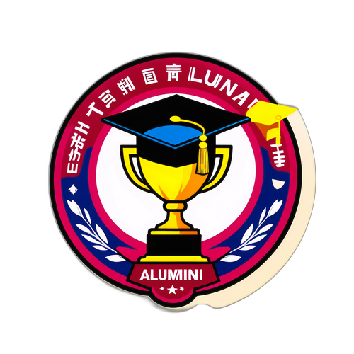 清华校友展庆祝贴纸