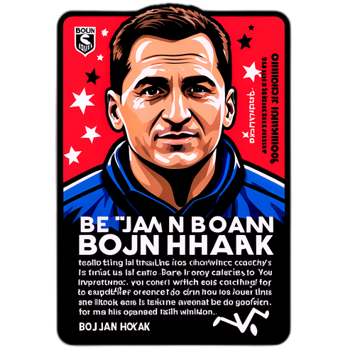 Stiker Penghormatan untuk Bojan Hodak