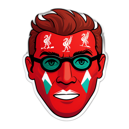 สติกเกอร์แฟนลิเวอร์พูลในมาสก์กีฬา