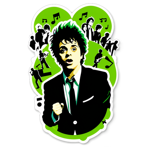 Sticker Dinamik Green Day di Konser