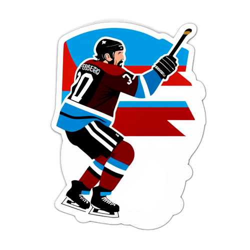 Sticker som hyllar Peter Forsberg