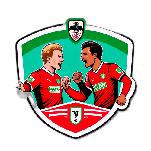 Sticker ya Kusherehekea Elversberg vs Hannover