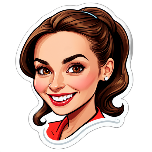 Karikatura Aleny Schillerové