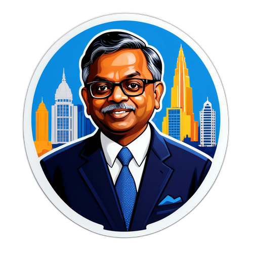 चंद्रशेखरन का स्टाइलिश पोर्ट्रेट