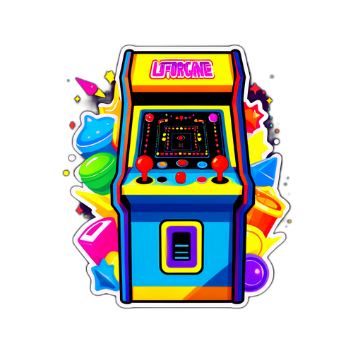 Adesivo Lotofácil 3448 Estilo Arcade
