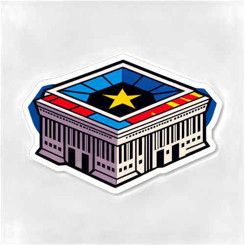 Ang Pentagon Bilang HQ ng mga Superhero: Isang Sticker na Magpapalitaw ng Iyong Imaginasyon!