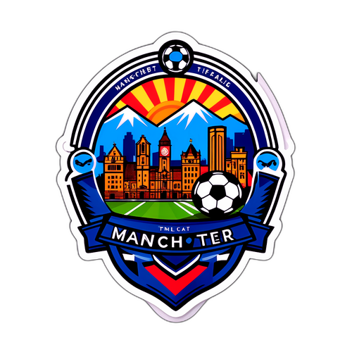 Emblema del espíritu futbolero de Manchester