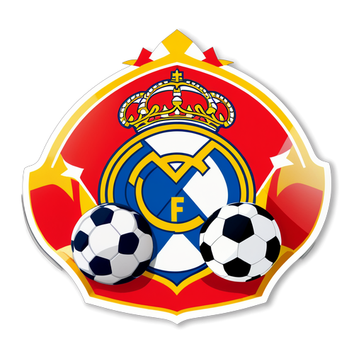 Calcomanía de Real Madrid y RCD Mallorca