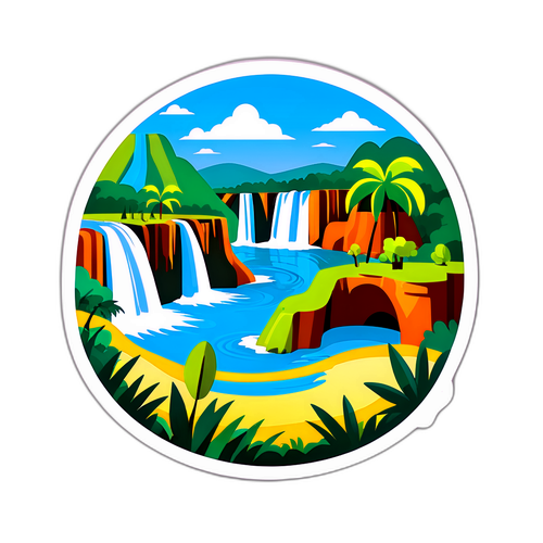 Paisaje Tranquilo de Río Bonito do Iguaçu