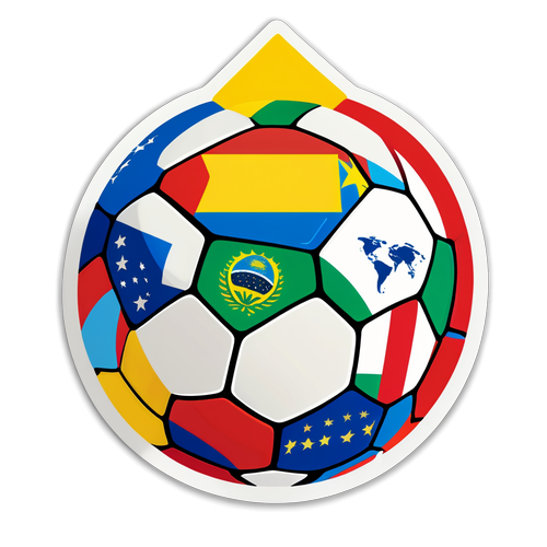 Copa America : Ce Sticker Coloré Qui Fait Vibrer Tous les Fans de Football en Amérique du Sud !