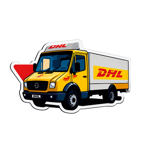 DHL Logó és Szállítás Vilniusban