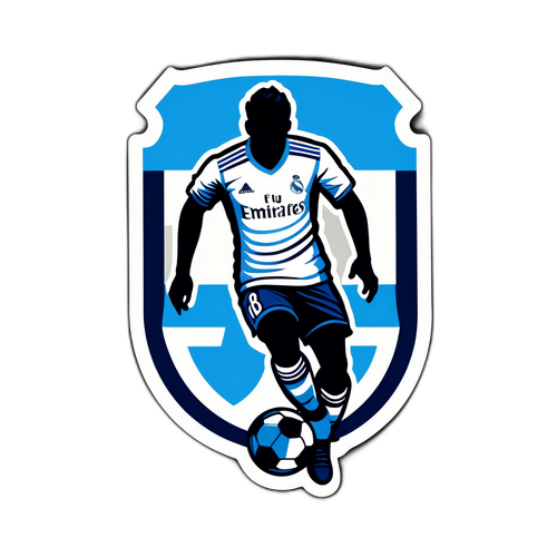 Sporty klistremerke av Real Madrid