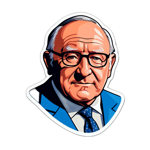 Sticker som hedrar Arthur Jones