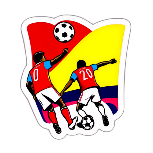Drama mellan Colombia och Peru i fotboll