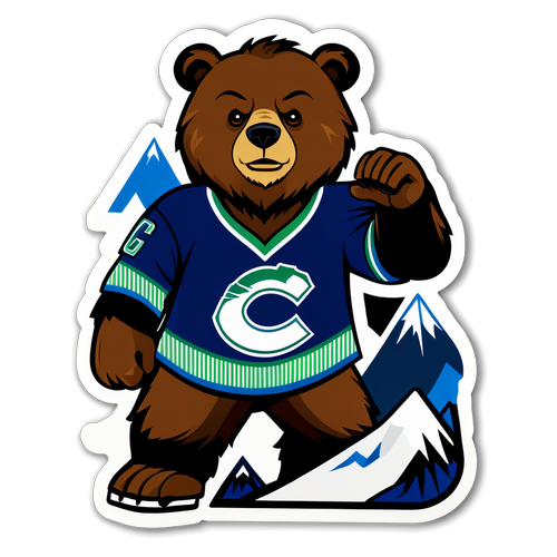 Design d'un autocollant en hommage aux Canucks