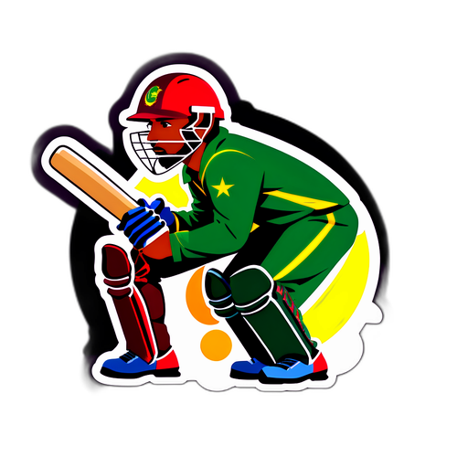 Stiker Bertema Kriket: Keseronokan West Indies vs Pakistan