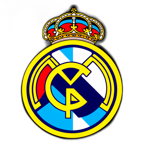 Biểu Tượng Real Madrid Nghệ Thuật Đầy Màu Sắc