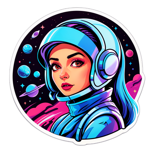 Футуристичний малюнок «Астронавт»