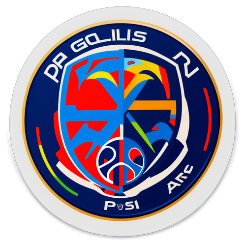 Makulay na Sticker para sa PSG vs Arsenal