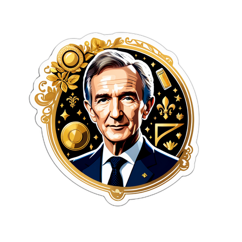 Autocollant Luxueux de Bernard Arnault