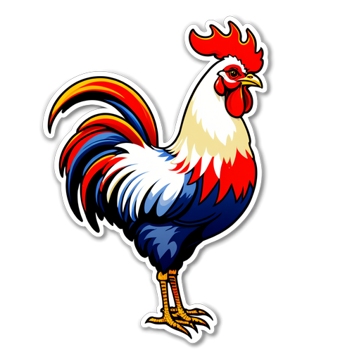 Sticker Cockerel Tottenham yang Ikonik