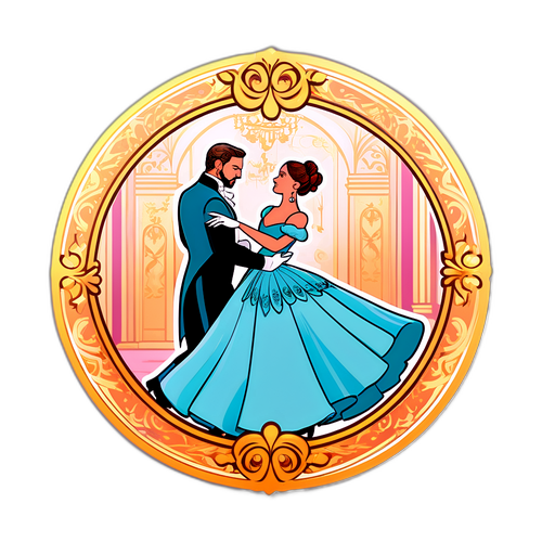 Elegant dansscen från Bridgerton Säsong 5