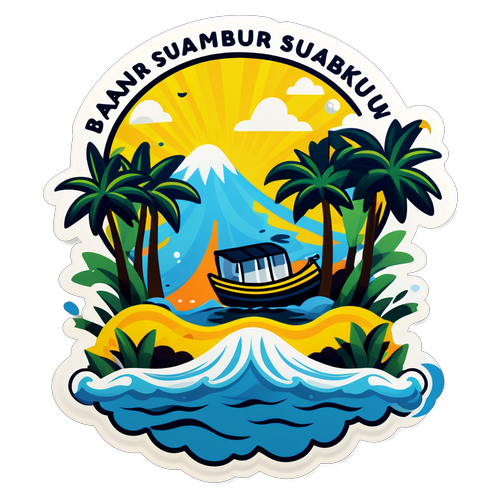 Desain Stiker Banjir Sukabumi