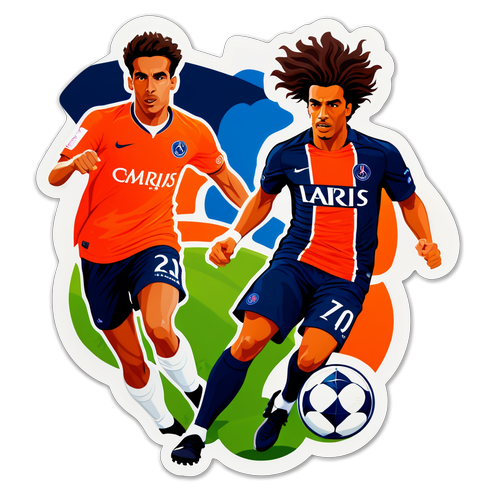 Sticker ya Montpellier vs PSG