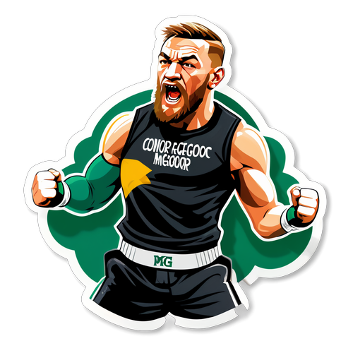 McGregor I Aktion: Fang Kæmpernes Ånd Med Denne Fantastiske Sticker!