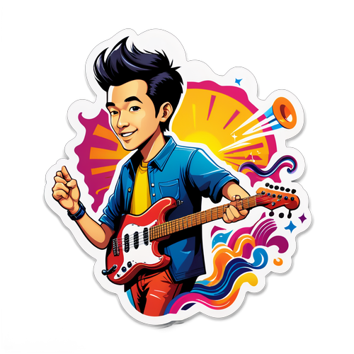 Sticker Ribut Hari Wibowo: Bergoyang Bersama Energi Musik yang Memikat!