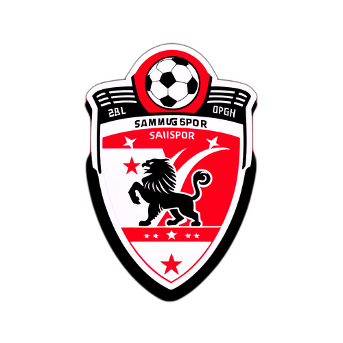 Sticker mit dem Logo des Samsunspor Vereins