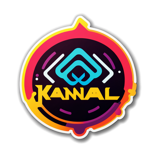 Kanal D Modern Sticker Tasarımı