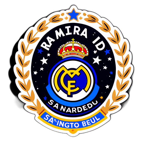 Sticker ya Timu ya Real Madrid