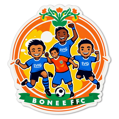 Stiker Merayakan Persatuan Penggemar Borneo FC