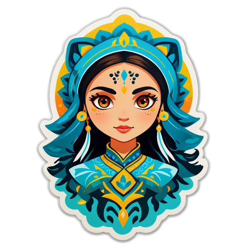 Artystyczny sticker przedstawiający Gozdyrę