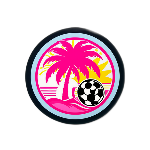 Sticker ya Kijani ya Inter Miami